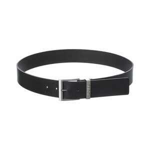 Hugo Boss Bud Leather Belt, Black